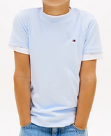 T-shirt Essential con bandierina ricamata