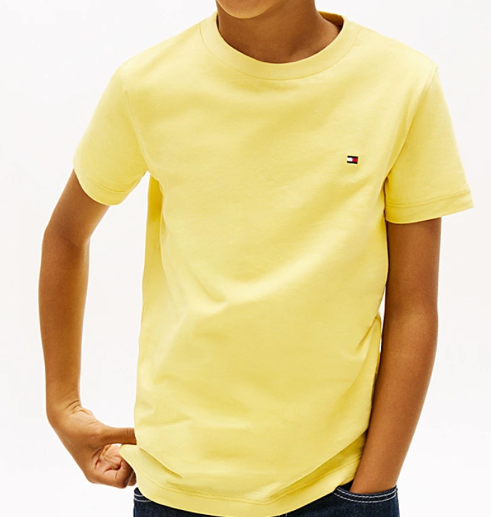 T-shirt Essential con bandierina ricamata