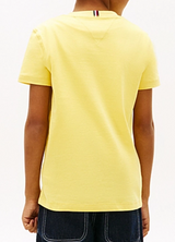 T-shirt Essential con bandierina ricamata