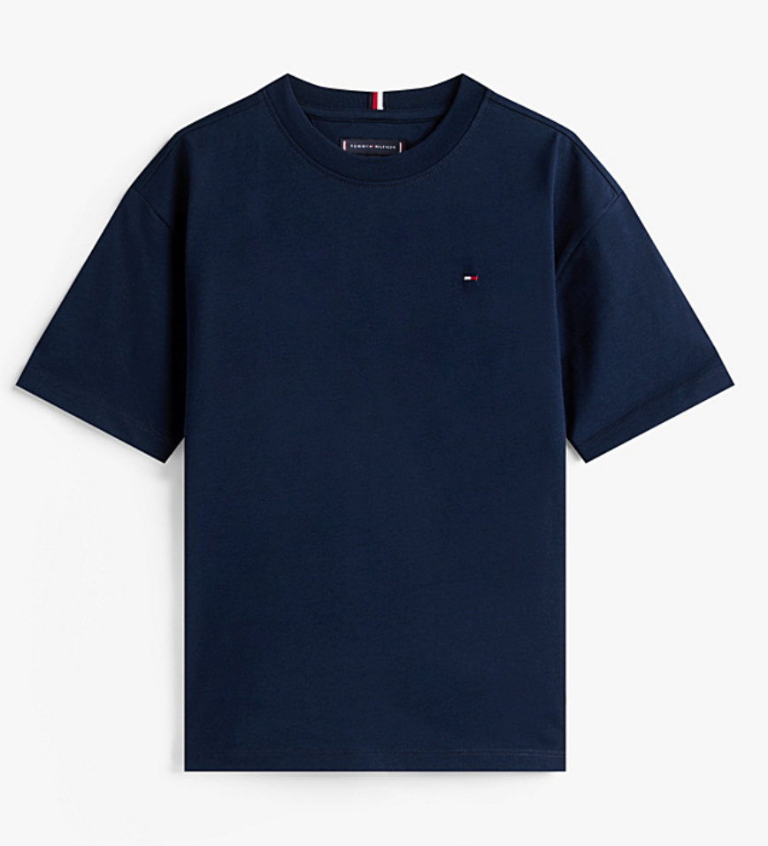 T-shirt Essential con bandierina ricamata