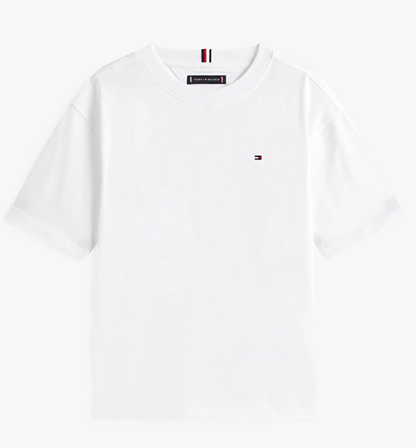 T-shirt Essential con bandierina ricamata