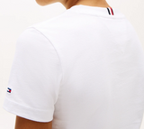 T-shirt in jersey con bandiera ondulata