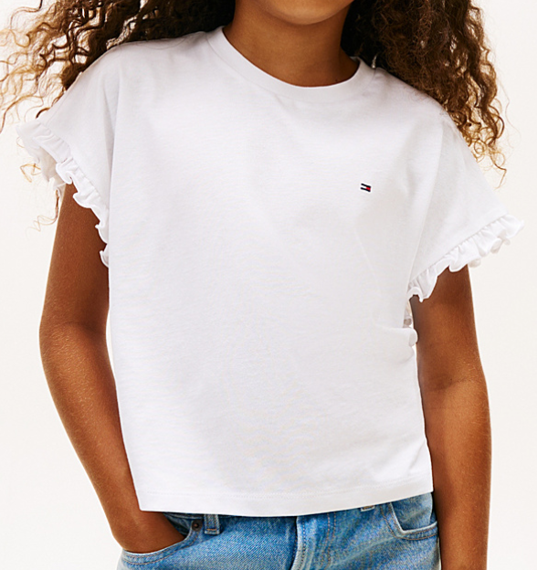 T-shirt Essential relaxed fit con ruches