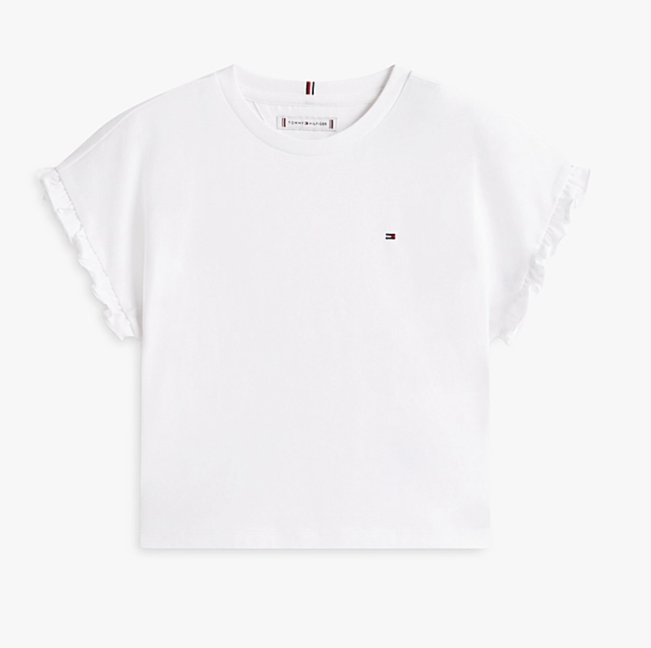 T-shirt Essential relaxed fit con ruches