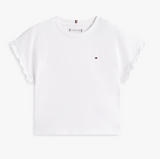 T-shirt Essential relaxed fit con ruches