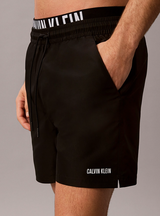 Pantaloncini da bagno corti con fascia in vita doppia - Intense Power