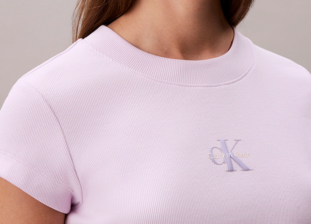 T-shirt crop monologo