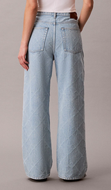All-Over Logo Baggy Jeans