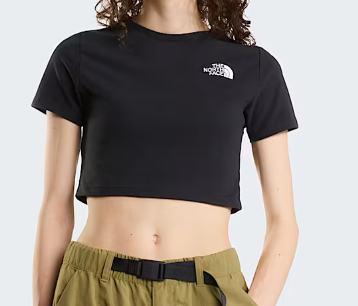 T-shirt corta in vita da donna