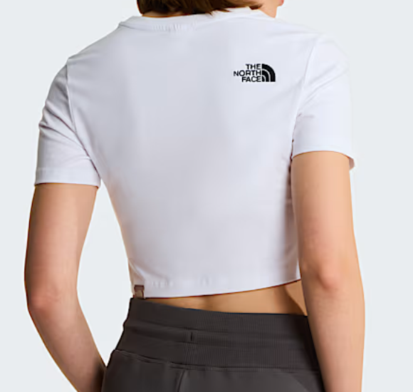 T-shirt corta in vita da donna