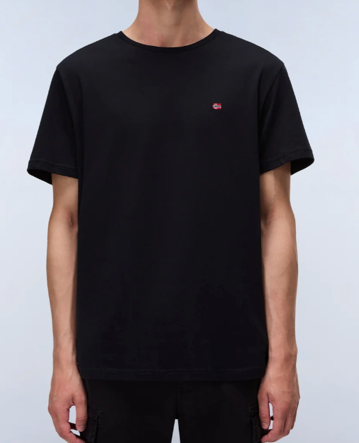 T-shirt a Maniche Corte Salis in Jersey