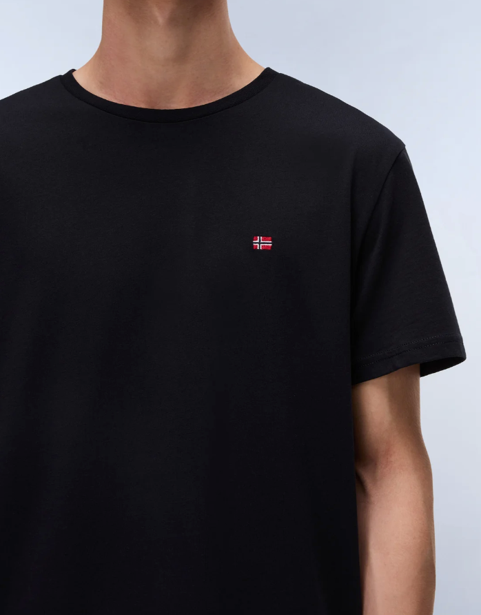 T-shirt a Maniche Corte Salis in Jersey