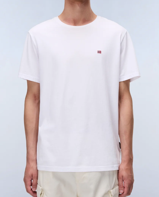 T-shirt a Maniche Corte Salis in Jersey