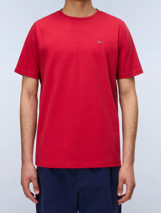 T-shirt a Maniche Corte Salis in Jersey