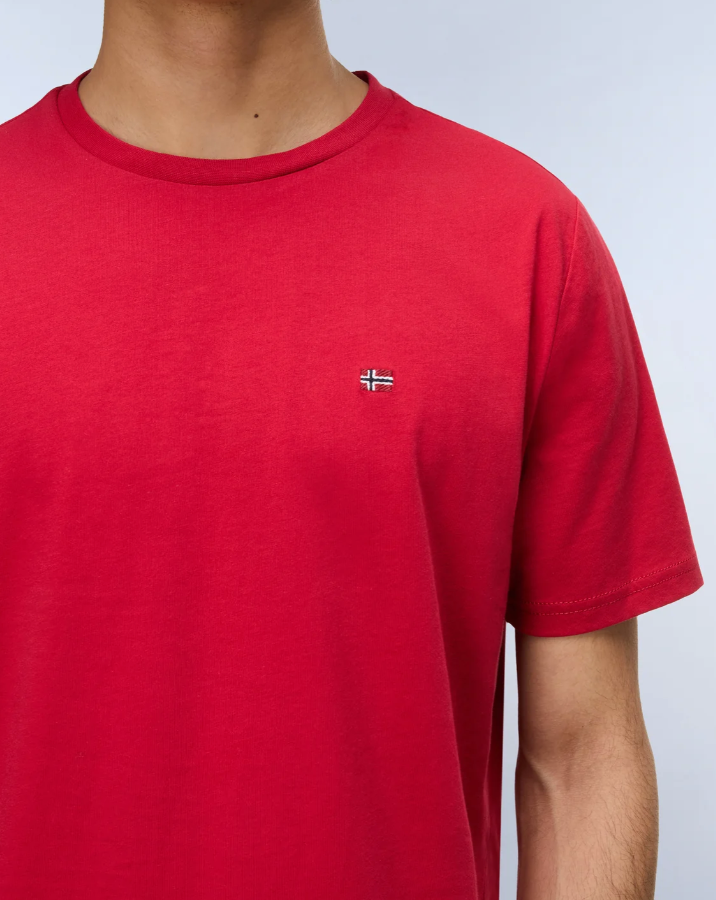 T-shirt a Maniche Corte Salis in Jersey