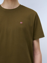 T-shirt a Maniche Corte Salis in Jersey