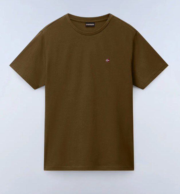 T-shirt a Maniche Corte Salis in Jersey