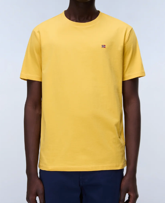T-shirt a Maniche Corte Salis in Jersey