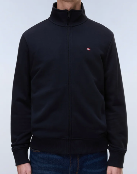 Felpa con Zip Balis French Terry