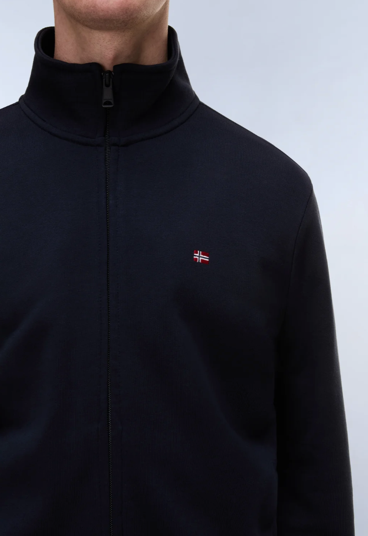 Felpa con Zip Balis French Terry