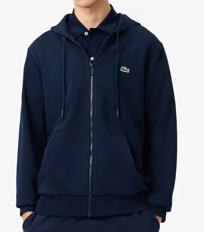 FELPA CON ZIP E CAPPUCCIO CLASSIC FIT