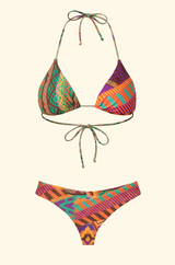 Bikini Donna F**K Triangolo con Slip Americano Fisso