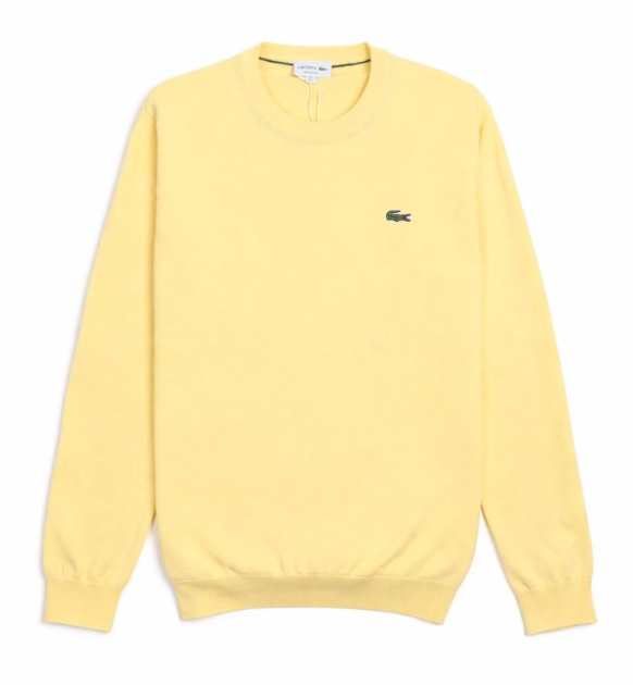 PULLOVER GIROCOLLO IN COTONE