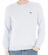 PULLOVER GIROCOLLO IN COTONE
