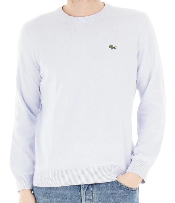 PULLOVER GIROCOLLO IN COTONE