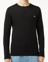 T-SHIRT A MANICHE LUNGHE IN JERSEY DI COTONE