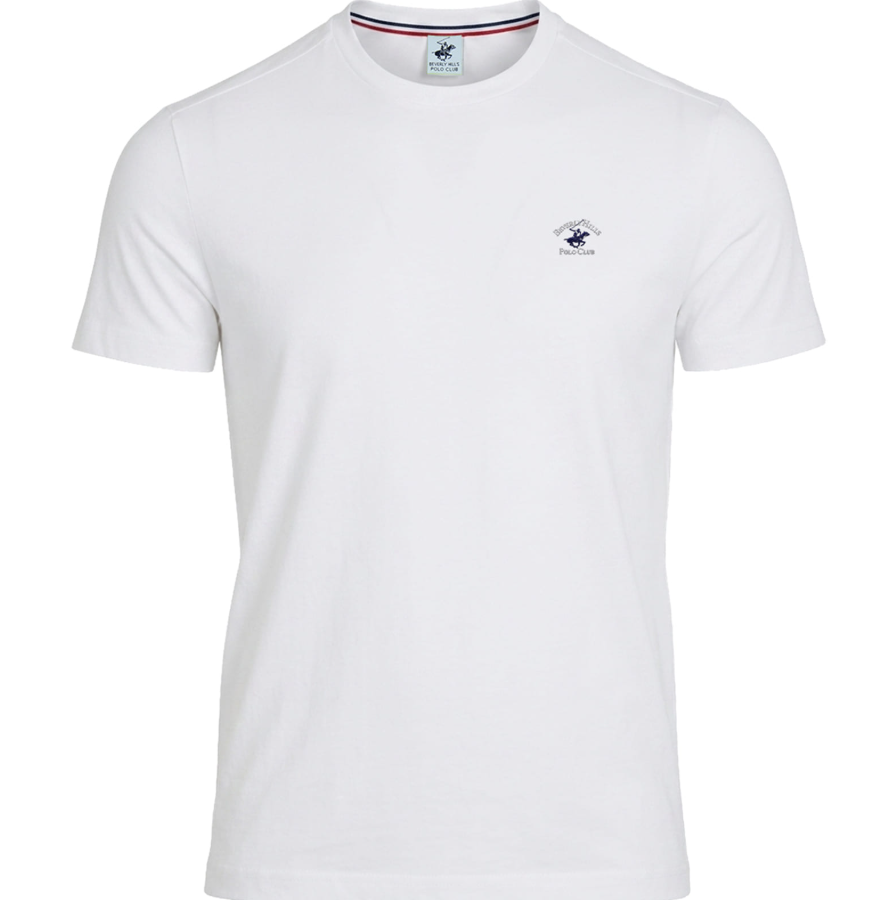 T-Shirt uomo tinta unita POLO CLUB BEVERLY HILLS