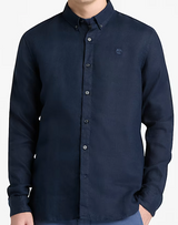 Camicia in Lino Mill Brook da Uomo