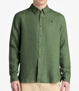 Camicia in Lino Mill Brook da Uomo