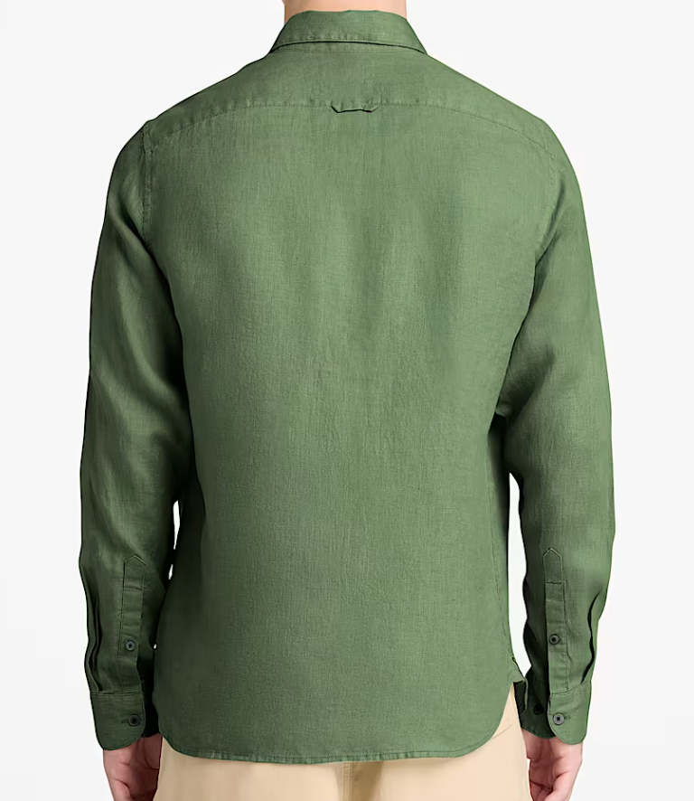 Camicia in Lino Mill Brook da Uomo