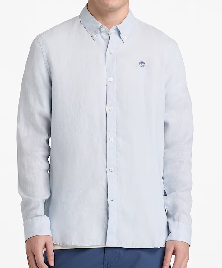 Camicia in Lino Mill Brook da Uomo