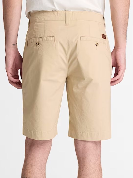 Shorts Chino in Popeline Claremont da Uomo