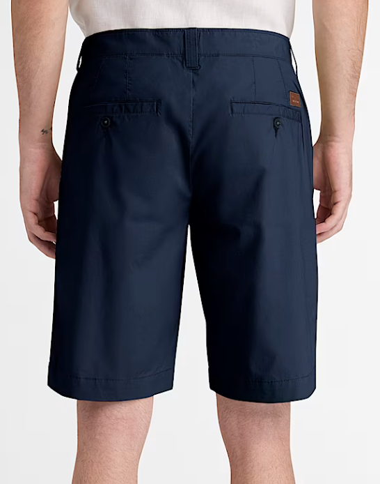 Shorts Chino in Popeline Claremont da Uomo