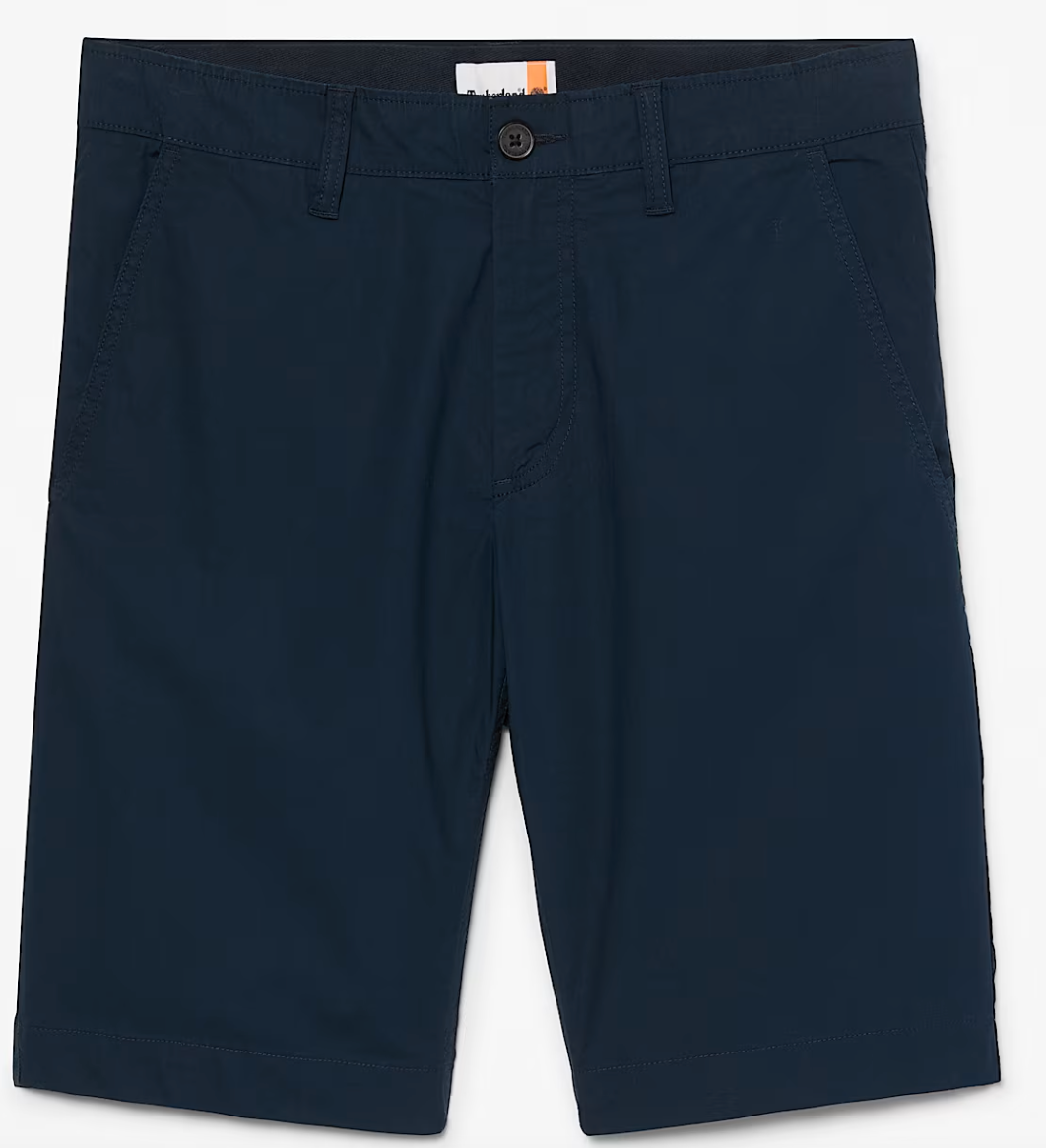 Shorts Chino in Popeline Claremont da Uomo