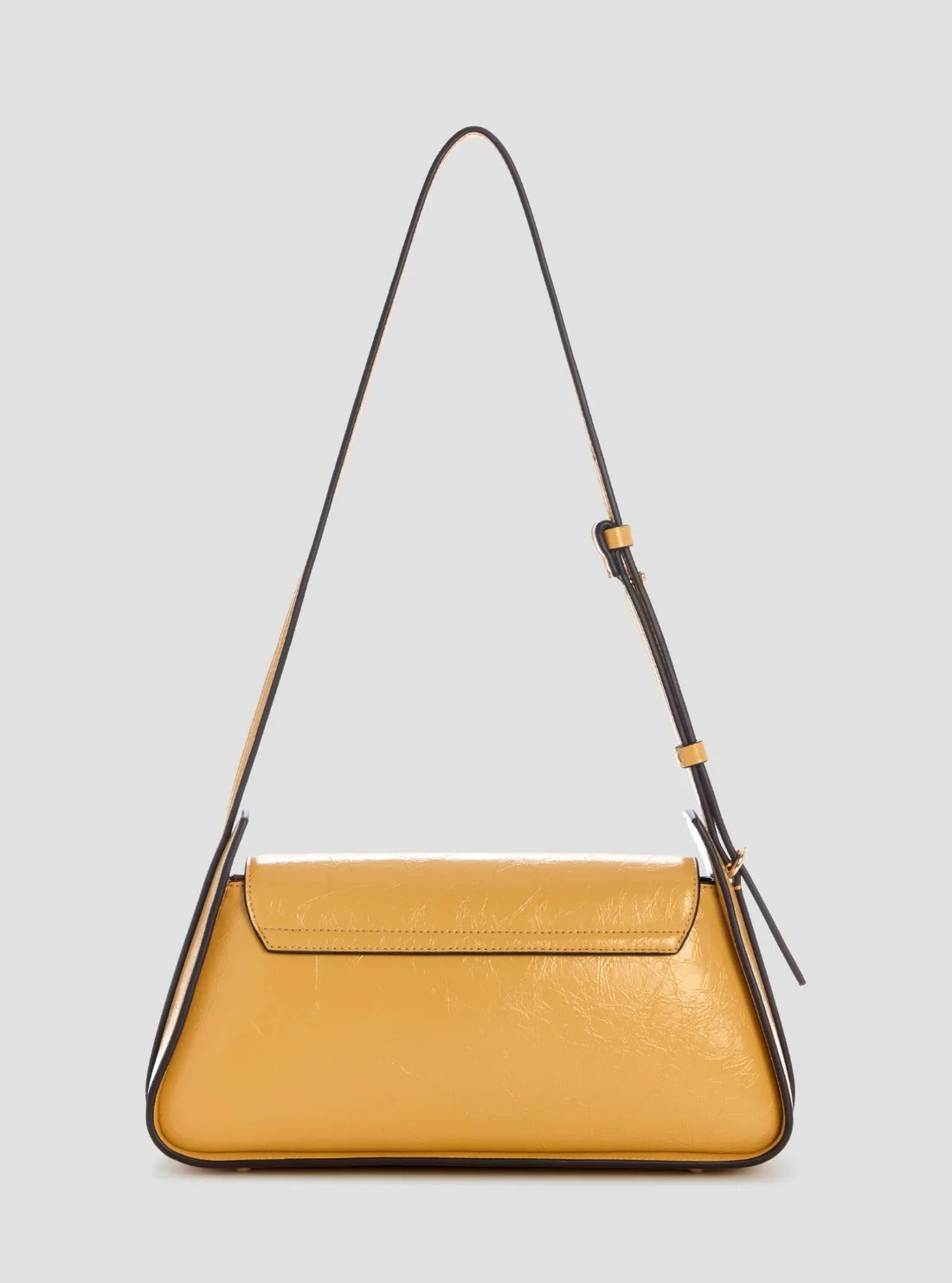 Borsa a tracolla Xena gialla con patta