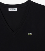 T-SHIRT CON SCOLLO A V IN MORBIDO COTONE RELAXED FIT