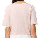 T-SHIRT CON SCOLLO A V IN MORBIDO COTONE RELAXED FIT
