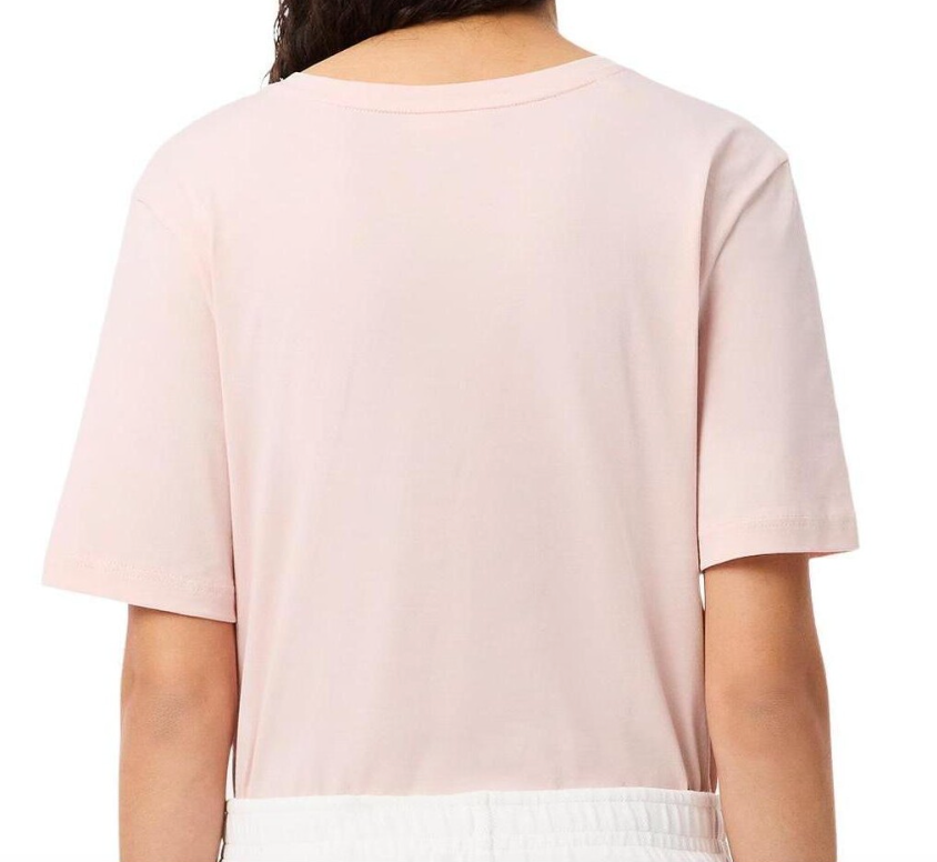 T-SHIRT CON SCOLLO A V IN MORBIDO COTONE RELAXED FIT