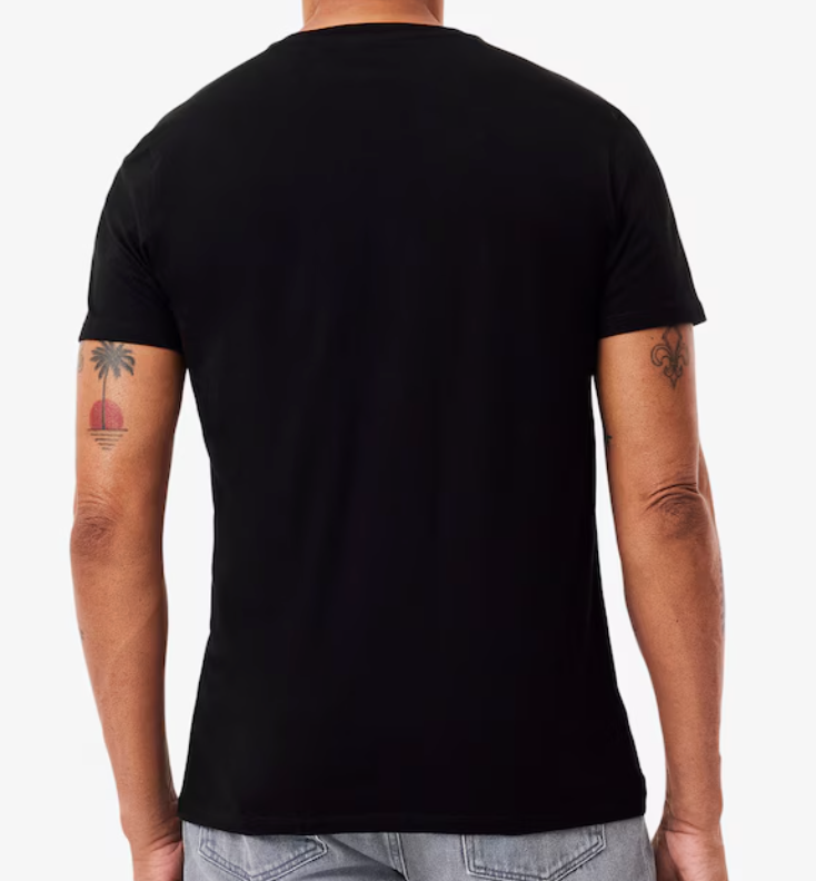 T-SHIRT CON SCOLLO A V IN JERSEY DI COTONE PIMA LEGGERO