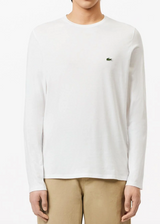 T-SHIRT A MANICHE LUNGHE IN JERSEY DI COTONE