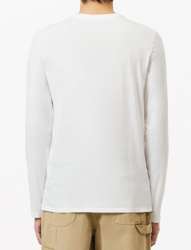 T-SHIRT A MANICHE LUNGHE IN JERSEY DI COTONE