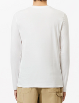 T-SHIRT A MANICHE LUNGHE IN JERSEY DI COTONE