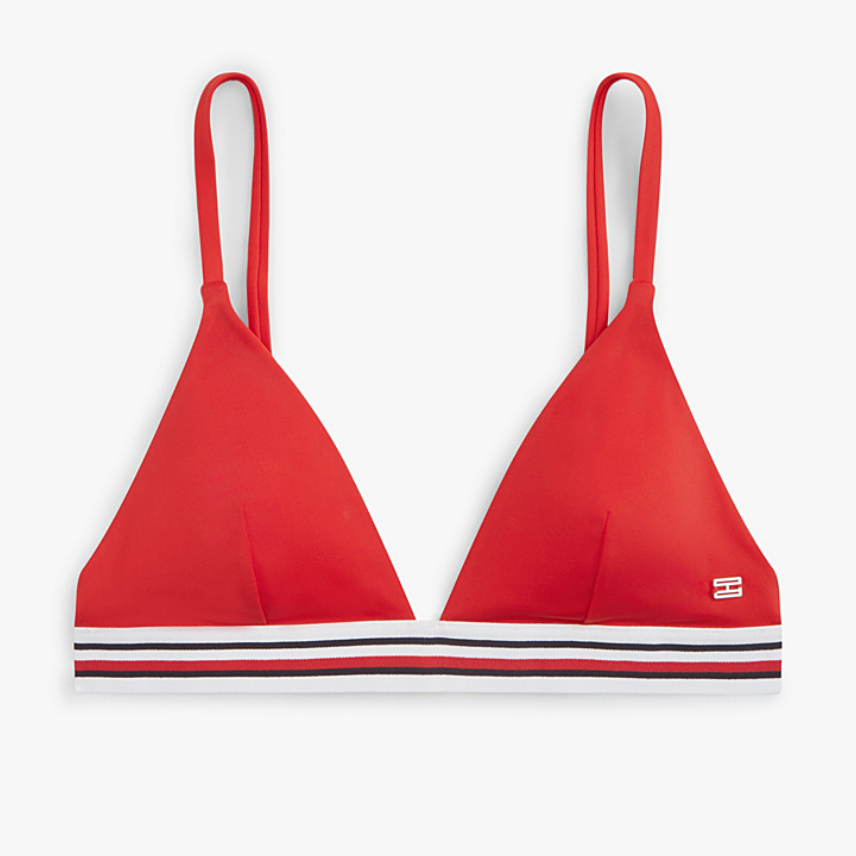 Completo Bikini Global Stripe a triangolo con slip