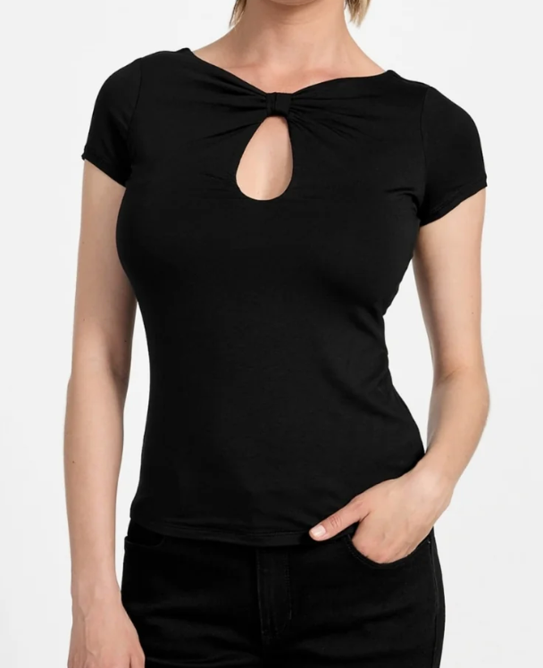 T-shirt con scollo