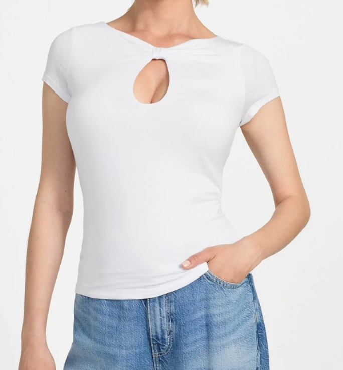T-shirt con scollo