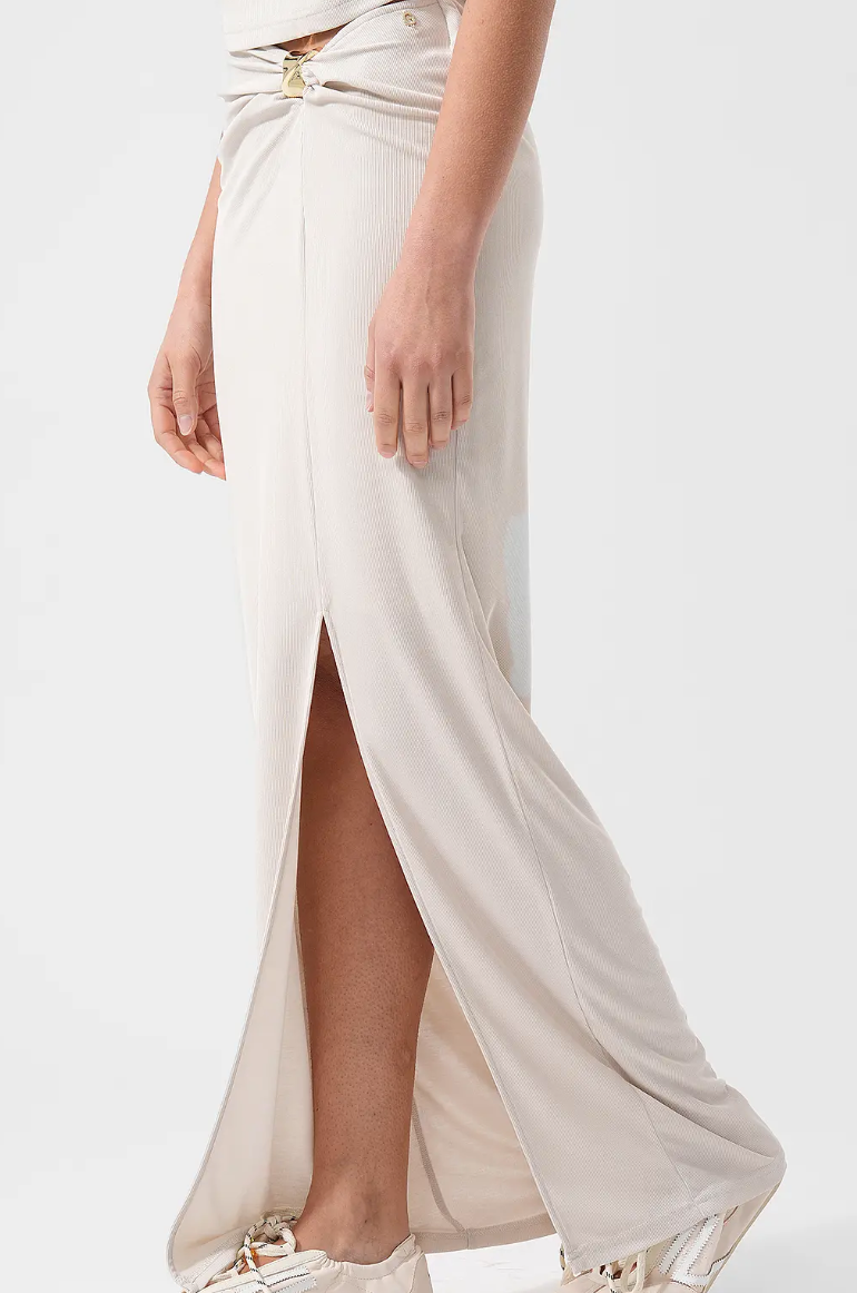 Gonna a matita drappeggiata